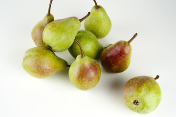 Pears isolated on white background