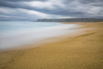 Tunquen Beach in Valparaiso region and close to Algarrobo, an awesome and wild beach with a lot of wildlife because of it wetlands