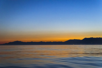 The Mediteeranean Sea offer us amazing dawn days, Malaga, Spain