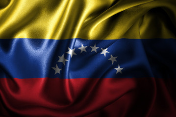 Venezuela Silk Satin Flag
