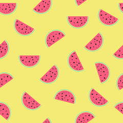 Watermelon seamless pattern.