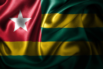 Togo Silk Satin Flag