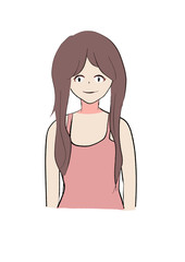 キャミソール　女の子/少女/女性