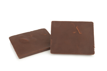 chocolate isolated on white background