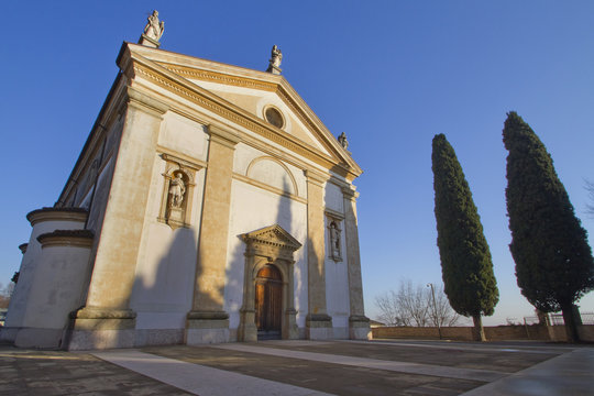 Montebelluna, Chiesa Santa Maria del Colle, Veneto, Italia, Europa, Italy