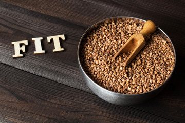 buckwheat in bowl