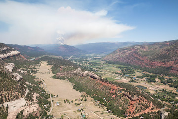 The 416 fire in Durango, Colorado on Saturday June 2nd