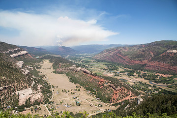 The 416 fire in Durango, Colorado on Saturday June 2nd