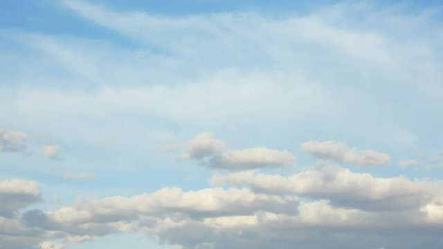 Timelapse rolling clouds