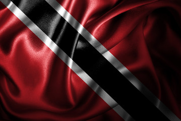 Trinidad And Tobago Silk Satin Flag