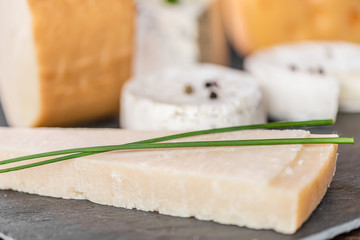 cheese board selection. 