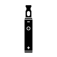 Electronic cigarette vector icon