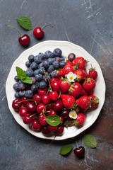 Fresh summer berries