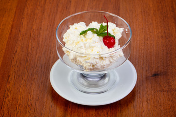 Tasty cottage cheese