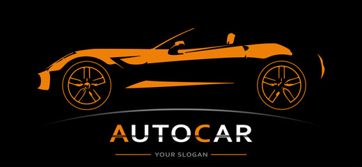 Fototapeta premium Car Logo Abstract Lines Vector. Vector illustration