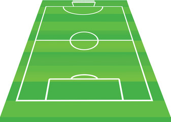 Soccer field. vector illustration