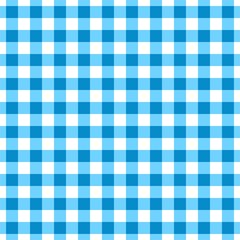 Checked cloth of blue and gray geometric shapes. Background of colored squares and rectangles on a white background. blue fabric 