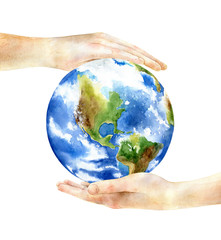 Concept of the Earth Day