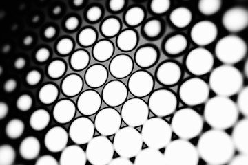 Black and white honeycomb background