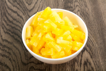 Canned pineapple