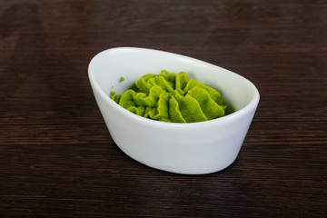 Spicy wasabi pasta