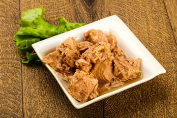 Canned tuna fish