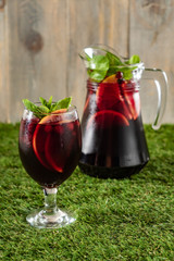 red wine sangria