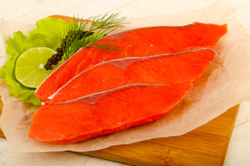 Salted salmon