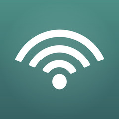WIFI Icon Vector flat design style, isolated on modern background.