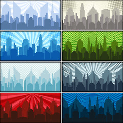 City slhouettes collection