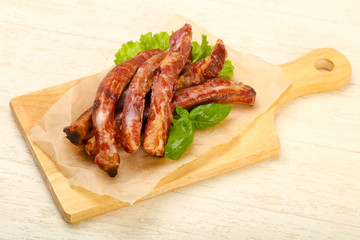 Smoked pork ribs