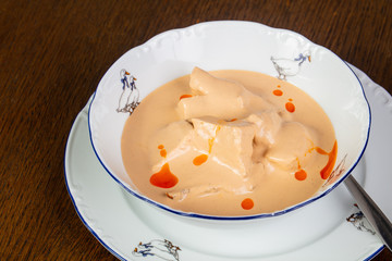 Georgian traditional cuisine - satsivi