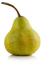 Juicy green pear