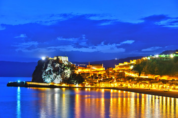 Fototapeta premium The city of Scilla in the Province of Reggio Calabria, Italy