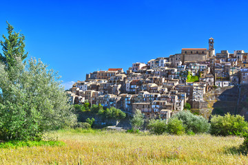 Obraz premium The village of Badolato, Calabria, Italy