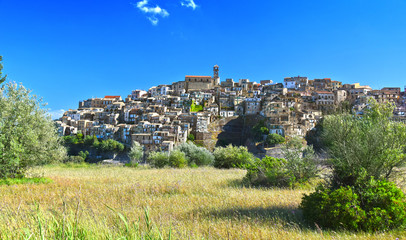 The village of Badolato, Calabria, Italy