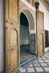 Traditional arabic door arch