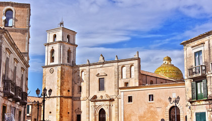 Fototapeta premium Architecture of Santa Severina in the Province of Croton, Italy