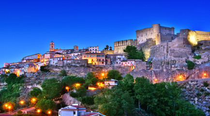 The town of Santa Severina in the Province of Croton, Italy © monticellllo
