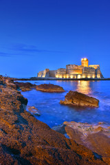 Fototapeta na wymiar The castle in the Isola di Capo Rizzuto, Calabria, Italy
