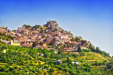 The village of Bova in the Province of Reggio Calabria, Italy