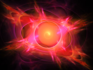 Abstract fractal background