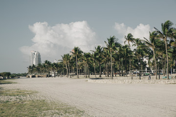Miami Beach, Lummus Park landscape view