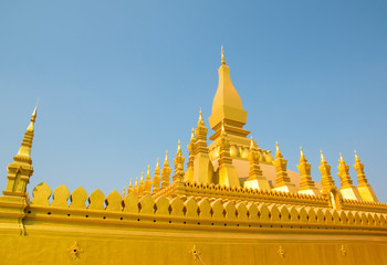 Pha That Luang, a landmark of Vientiane