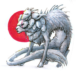 fantasy beast like a cat or dog