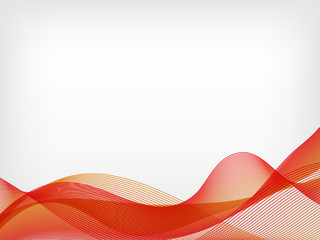 abstract vector waved line background