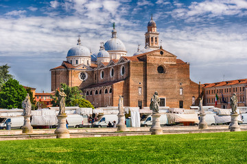 Abbey of Santa Giustina, Prato della Valle square, Padua, Italy
