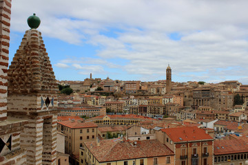 Vistas de la ciudad aragonesa de Tarazona