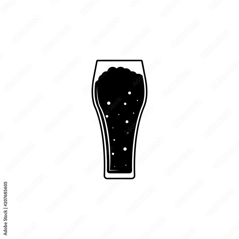 Poster beer icon. element of simple drinks icon for mobile concept and web apps. detailed beer icon can be 