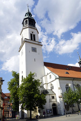 Fototapeta na wymiar evangelisch-lutherische Stadtkirche St. Marien